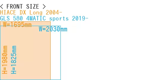 #HIACE DX Long 2004- + GLS 580 4MATIC sports 2019-